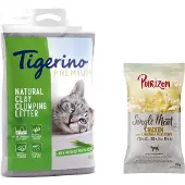 Tigerino Special Edition / Premium -kissanhiekka, vastaleikattu ruoho - säästöpakkaus 2 x 12 kg
