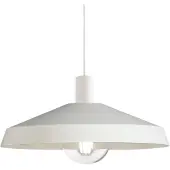 ACB Evelyn riippuvalaisin E27 43,5cm valkoinen/valkoinen johto
