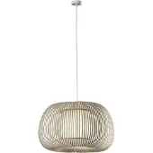 ACB ILUMINACIÓN Riippuvalaisin Mirta, himmennettävä, Kerma/meripihka, Olohuone/ruokailutila, Synteettinen materiaali, Moderni