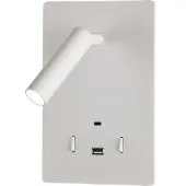ACB Manat LED seinävalaisin 12W+3W 3000K 19cm valkoinen
