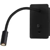 ACB Senda LED seinävalaisin 3W 3000K 15,5cm musta