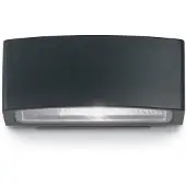 Ideal Lux Ulkoseinävalaisin Andromeda, himmennettävä, Musta, Kylpyhuone, Alumiini, Moderni,
