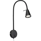 Briloner Comfort seinävalaisin GU10 57cm musta