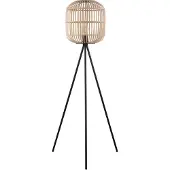 Eglo Bordesley lattiavalaisin E27 139cm musta/puu