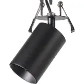 ACB Zoom upotettava spottivalaisin GU10 15cm musta