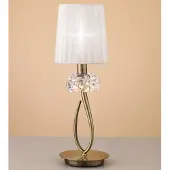MANTRA Loewe pöytävalaisin antiikkimes. 1 x E14