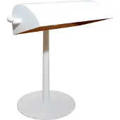 Grönlund Banker Lux pöytävalaisin 38 cm E27 valkoinen/kupari
