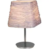 Grönlund Savoy pöytävalaisin 44 cm E27 kromi/valkoinen