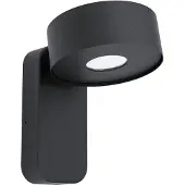 Eglo Palosco LED seinävalaisin IP44 17cm 6W 3000K musta