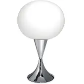 Grönlund Golf pöytävalaisin 53cm E27 kromi/valkoinen