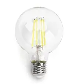 Aigostar LED-hehkulamppu iso kupu 80mm E27 8W 6500K