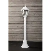 Valotorni Milano lyhtypylväs 117cm E27 valkoinen