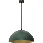 Milagro Beta riippuvalaisin 45cm E27 vihreä/kulta