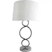 Grönlund Galileo pöytävalaisin 69 cm E27 kromi/valkoinen