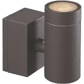 Malmbergs Eklof VI seinävalaisin GU10 IP54 14,5cm tummanharmaa