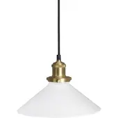 PR Home Riippuvalaisin August, opaali, Ø 25 cm himmennettävä, Valkoinen/opaali, Olohuone/ruokailutila, Lasi, Design