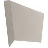 Mantra-Iluminacion Asimetric seinävalaisin GX53 21,5cm valkoinen
