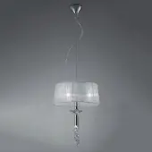 MANTRA Tiffany riippuvalaisin kromi 3xE27 + G9