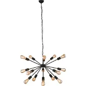 Nowodvorski Lighting Riippuvalaisin Rod , himmennettävä, Musta, Olohuone/ruokailutila, Metalli, Moderni