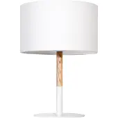 Grönlund Haag pöytävalaisin E27 43cm valkoinen/puu
