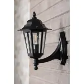 Valotorni Milano Mini seinävalaisin E27 IP43 35,4cm musta
