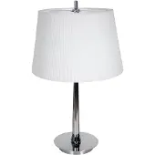 Grönlund Eiffel pöytävalaisin 67cm 2xE27 kromi/valkoinen
