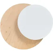 Emibig Circle seinävalaisin 1xG9 valkoinen