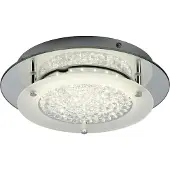 MANTRA Crystal LED plafondi 12W 4000K 28cm peili/kromi