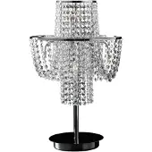 Grönlund Glamour pöytävalaisin 58 cm 6xG4 kromi/kristalli