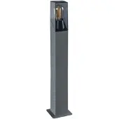 Kanlux S.A. Laven pylväsvalaisin 80cm E27 IP44 antrasiitti