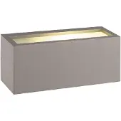 Malmbergs Lule I seinävalaisin IP54 E27 25cm hopea