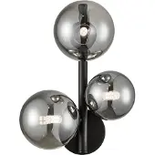 Eko-Light Mila seinävalaisin 3xG9 32cm musta