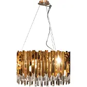 Grönlund Grandeur riippuvalaisin Ø62cm 6xE14 kulta/kristalli