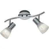 Philips Levisto spotti 2-os. LED E14 2x6 W harjattu teräs