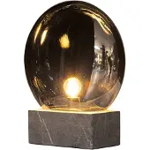 Sessak Glori pöytävalaisin E27 35,5cm savunharmaa