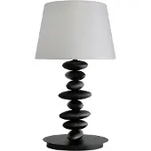 Grönlund Stone pöytävalaisin 53 cm E27 musta/harmaa
