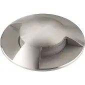 Malmbergs Tellus III LED-terassivalaisinsarja IP67 3000K 4x1,1W 4,8cm ruostumaton teräs