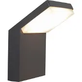 MANTRA Alpine LED seinävalaisin 6W 3000K IP65 16,5cm grafiitinharmaa