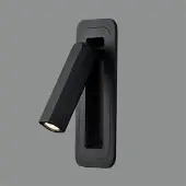 ACB Boheme LED seinävalaisin 3W 3000K 18cm musta ilman kytkintä