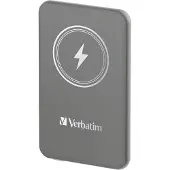 Verbatim Charge 'n' Go 5000 mAh, 10W - magneettinen langaton varavirtalähde, Harmaa