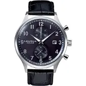 Leijona Sport Ohra Solar Chrono Steel & Black 5020-2601