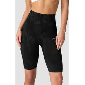 ICANIWILL Camo Seamless Biker Shorts Black
