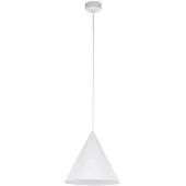 TK Lighting Riippuvalaisin Cono , himmennettävä, Valkoinen/opaali, Olohuone/ruokailutila, Metalli, Moderni
