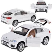 Jokomisiada Metalliauto - BMW X6, valkoinen