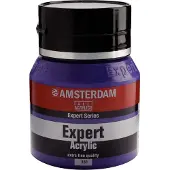 Amsterdam Expert-sarjan akryylipurkki 400 ml pysyvä sininen violetti läpinäkymätön 581