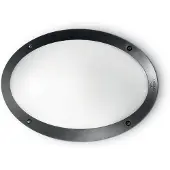 Ideal Lux Maddi-1 seinävalaisin ulos E27 musta