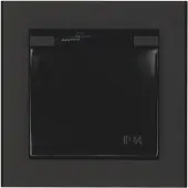 Malmbergs Pistorasia optima 1-os. Maadoitettu IP44. Musta