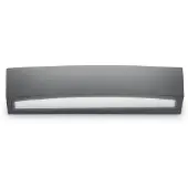 Ideal Lux Ulkoseinävalaisin Andromeda, himmennettävä, Alumiini/harmaa/sinkki, Kylpyhuone, Alumiini, Moderni,