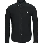 Ralph Lauren Featherweight Mesh-Lsl-Knt - Black - XS