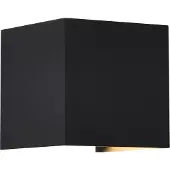 MANTRA Davos LED seinävalaisin 12W 4000K IP54 10cm musta